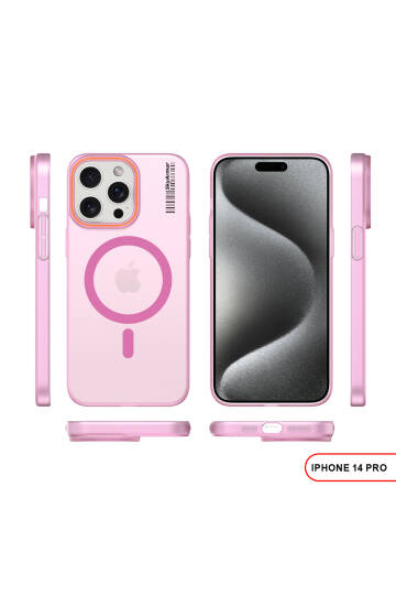 iPhone 14 Pro Magsafe Uyumlu Mat Sert KLEİN Kılıf - 18