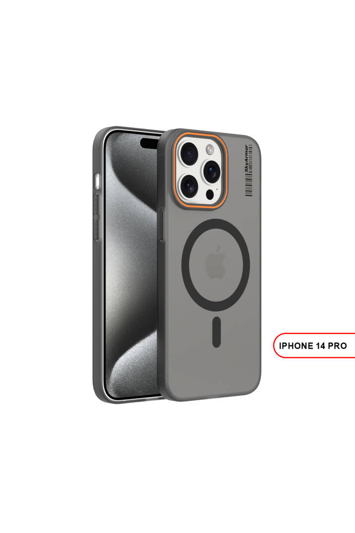 iPhone 14 Pro Magsafe Uyumlu Mat Sert KLEİN Kılıf - 24