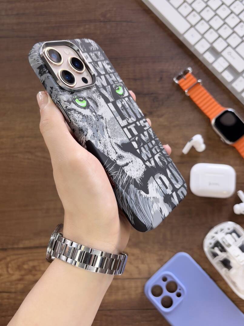 iPhone 14 Pro Max Kılıf MagSafe Uyumlu Hayvan Figürlü Premium Kapak Kılıf SOO-740 - 17