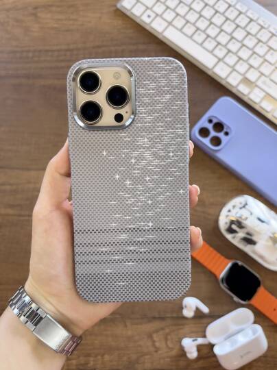 iPhone 14 Pro Max Uyumlu Premium Desenli Sert Magsafe Kılıf Kapak SOO-610 - 35