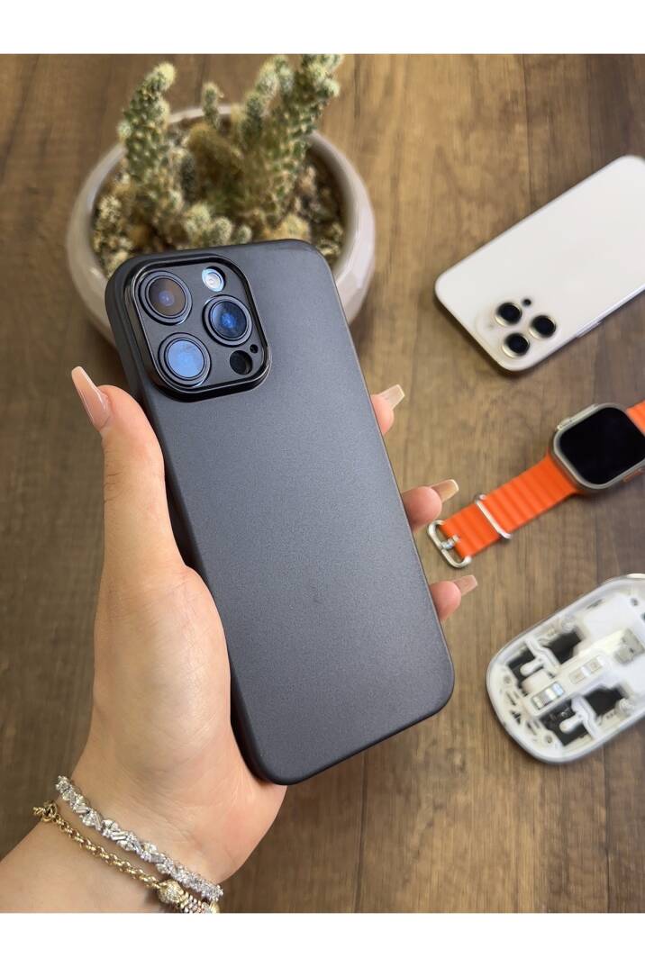 iPhone 14 Pro Max Uyumlu Süper İnce Mat Ultra Thin Silikon Kılıf - 19