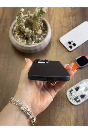 iPhone 14 Pro Max Uyumlu Süper İnce Mat Ultra Thin Silikon Kılıf - 21
