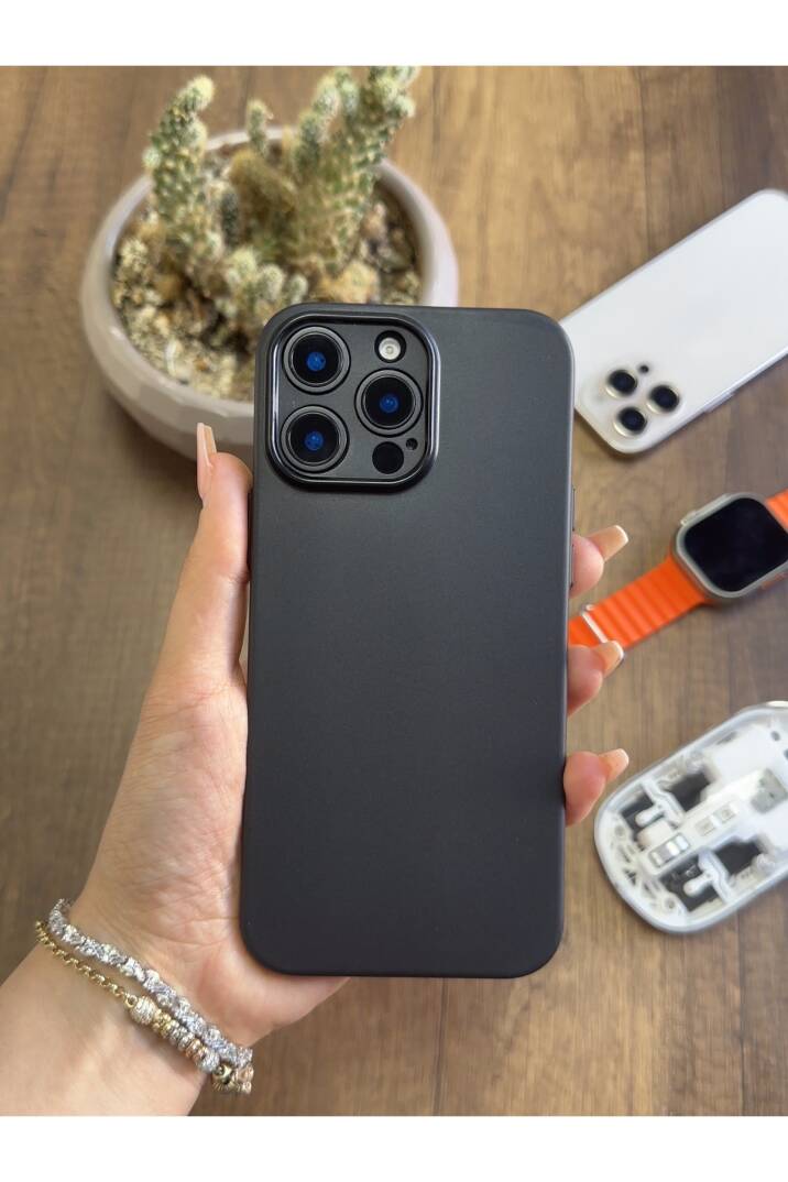 iPhone 14 Pro Max Uyumlu Süper İnce Mat Ultra Thin Silikon Kılıf - 22