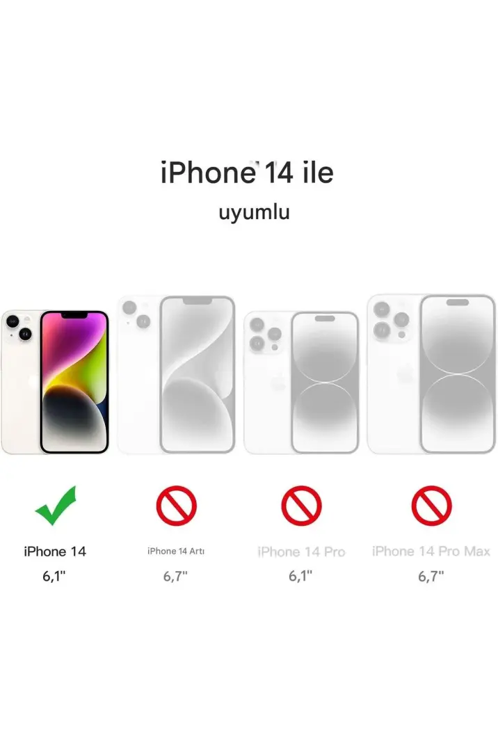 iPhone 14 Şeffaf Magsafe Kılıf MTL SAFE - 2