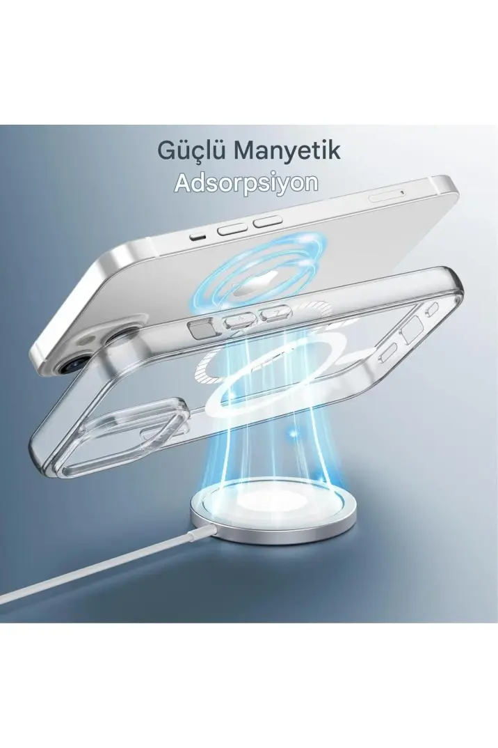 iPhone 14 Şeffaf Magsafe Kılıf MTL SAFE - 3