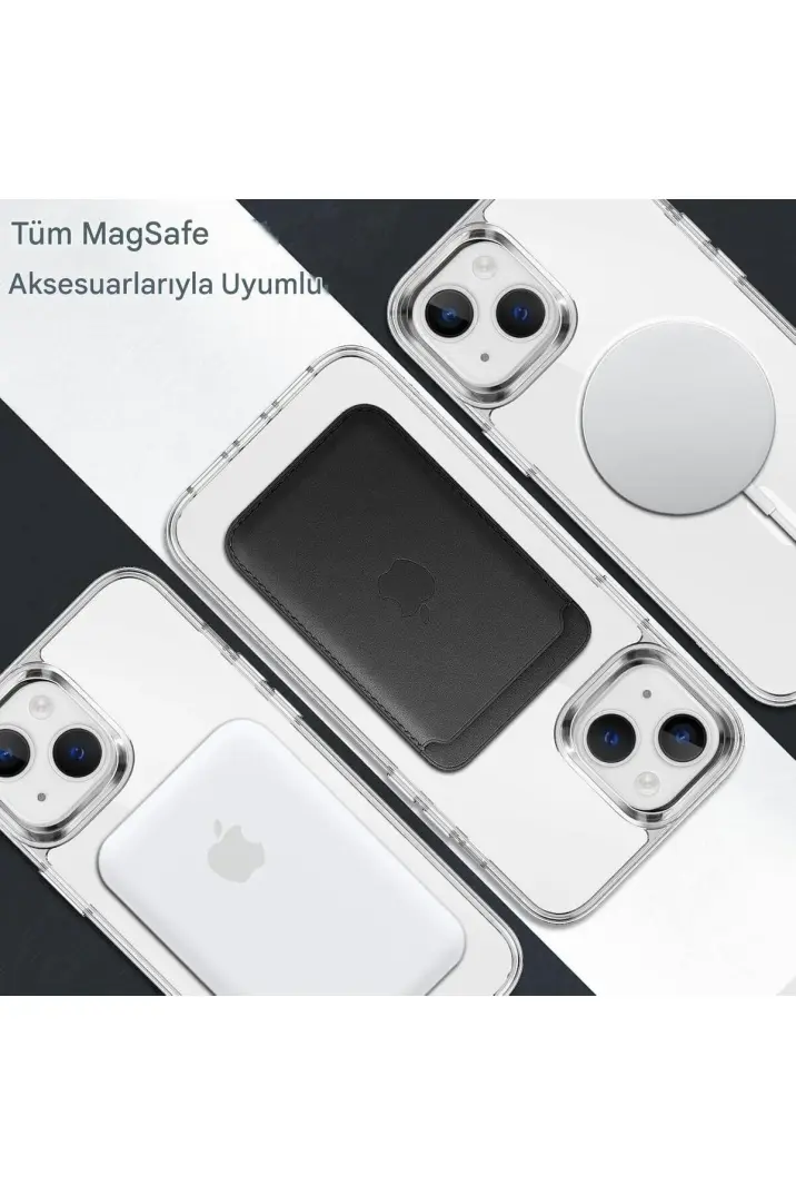 iPhone 14 Şeffaf Magsafe Kılıf MTL SAFE - 4