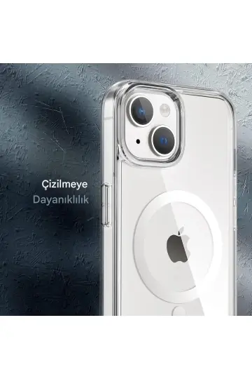 iPhone 14 Şeffaf Magsafe Kılıf MTL SAFE - 6
