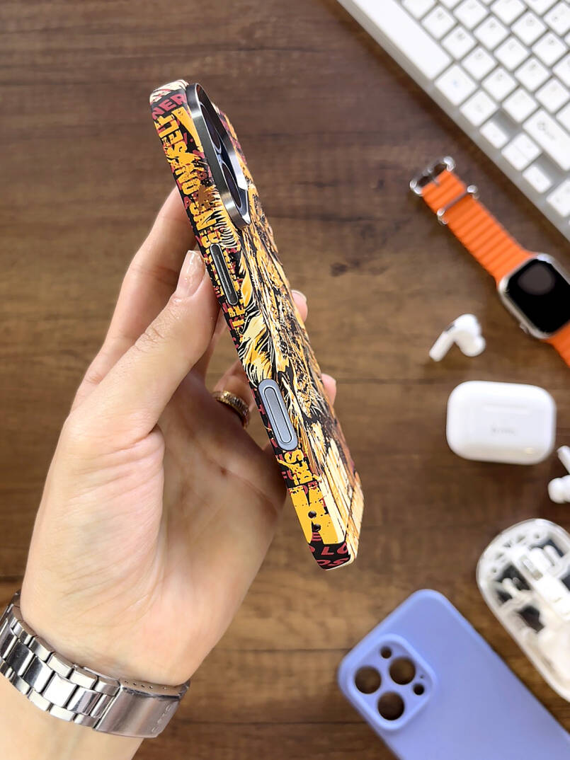 iPhone 16 Kılıf MagSafe Uyumlu Hayvan Figürlü Premium Kapak Kılıf SOO-740 - 11