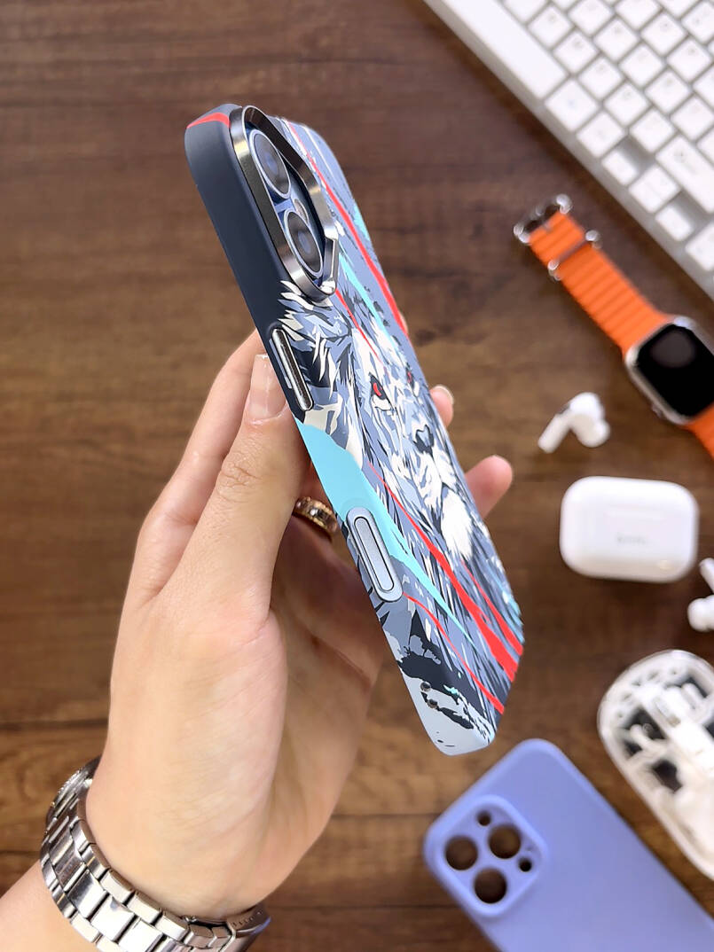 iPhone 16 Kılıf MagSafe Uyumlu Hayvan Figürlü Premium Kapak Kılıf SOO-740 - 29