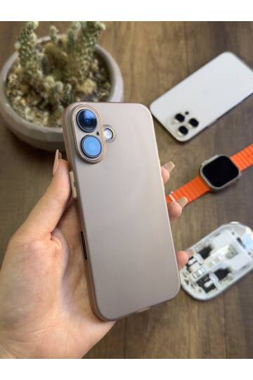 iPhone 16 Plus Uyumlu Süper İnce Mat Ultra Thin Silikon Kılıf