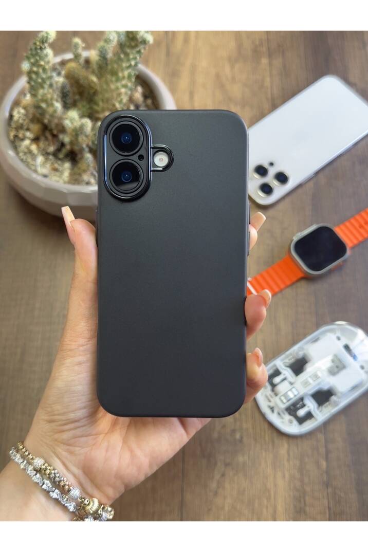 iPhone 16 Plus Uyumlu Süper İnce Mat Ultra Thin Silikon Kılıf - 9