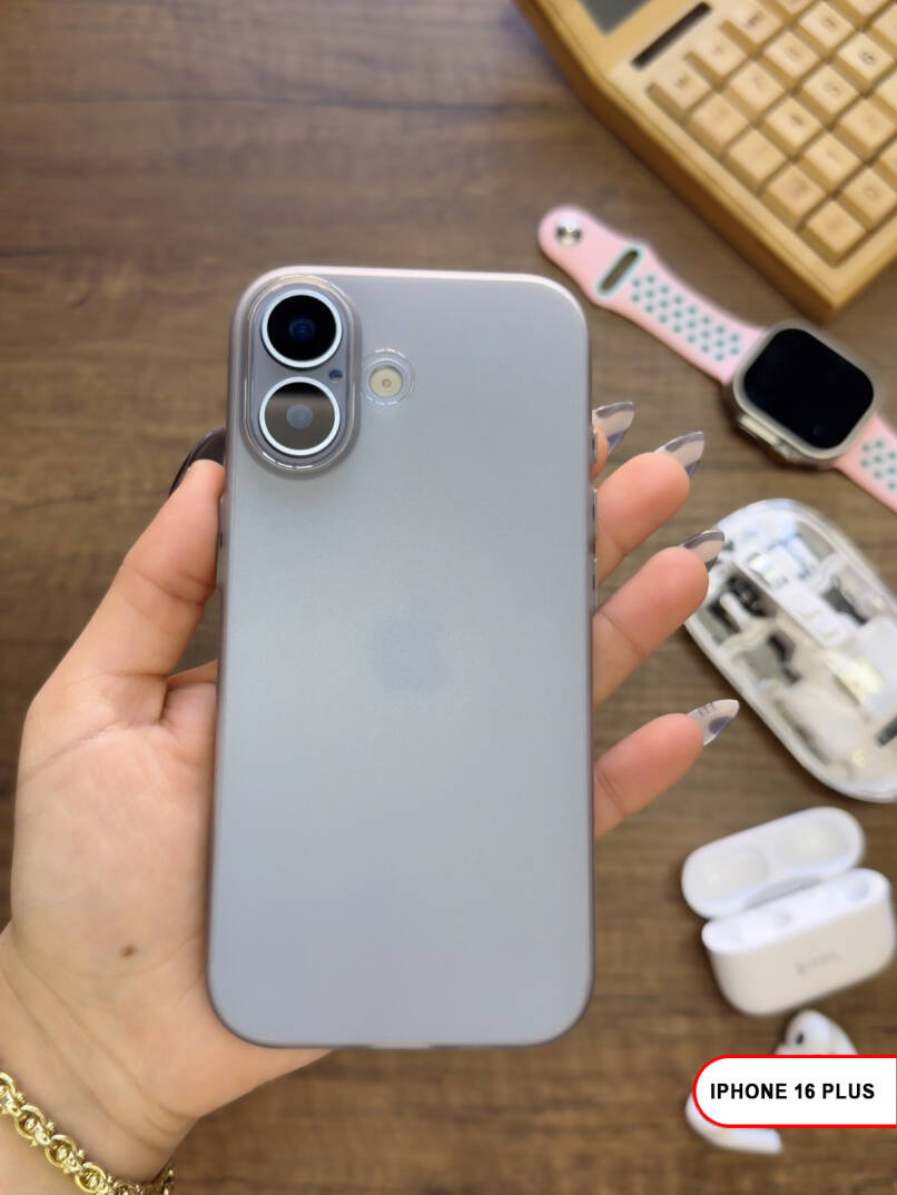 iPhone 16 Plus Uyumlu Süper İnce Mat Ultra Thin Silikon Kılıf - 30