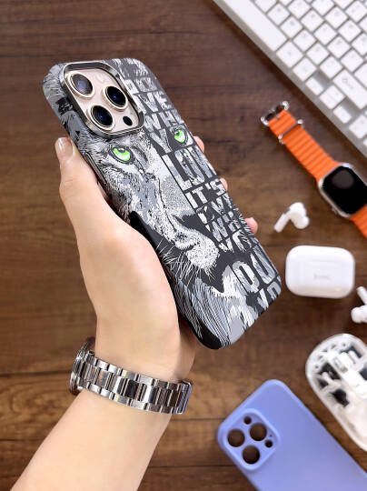 iPhone 16 Pro Max Kılıf MagSafe Uyumlu Hayvan Figürlü Premium Kapak Kılıf SOO-740 - 17