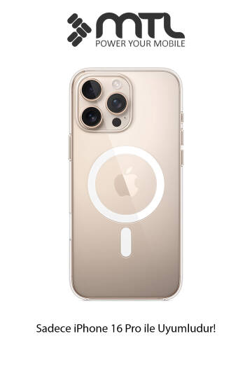 iPhone 16 Pro Uyumlu Animasyonlu Şeffaf Magsafe Şarj Destekli Sararmayan Sert Origin Kılıf - 2
