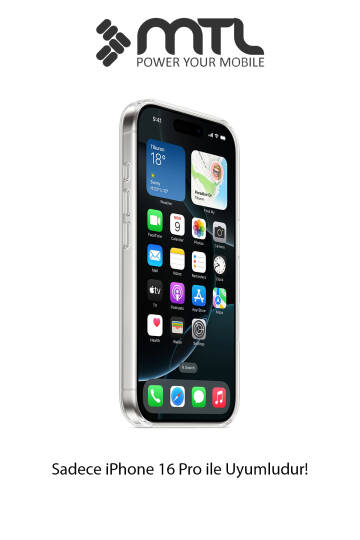 iPhone 16 Pro Uyumlu Animasyonlu Şeffaf Magsafe Şarj Destekli Sararmayan Sert Origin Kılıf - 3