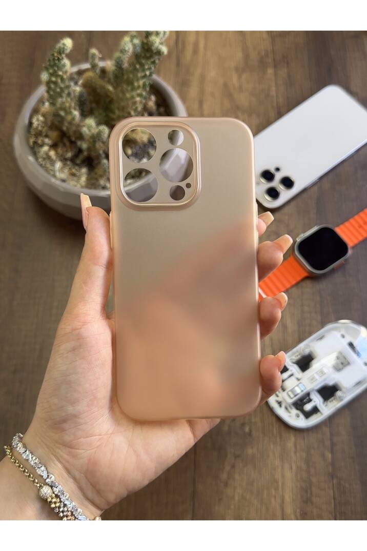 iPhone 16 Pro Uyumlu Süper İnce Mat Ultra Thin Silikon Kılıf - 4
