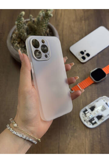 iPhone 16 Pro Uyumlu Süper İnce Mat Ultra Thin Silikon Kılıf - 7