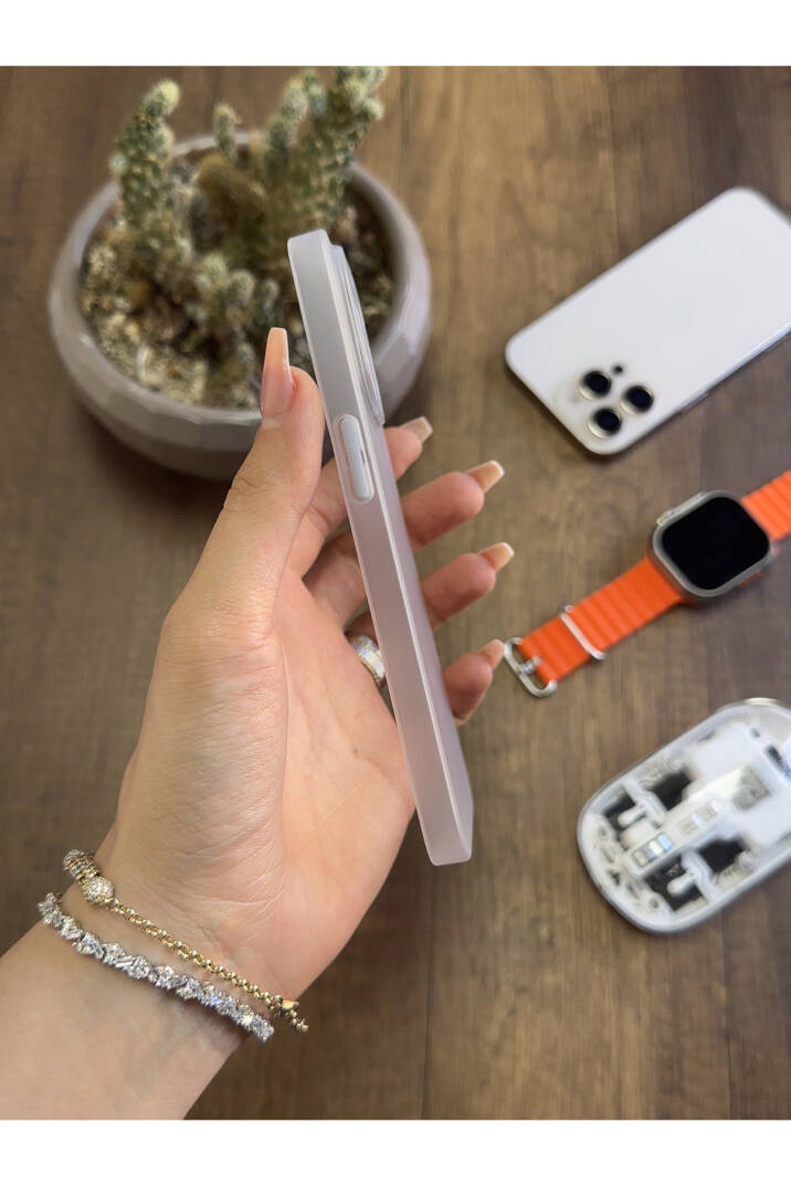 iPhone 16 Pro Uyumlu Süper İnce Mat Ultra Thin Silikon Kılıf - 9