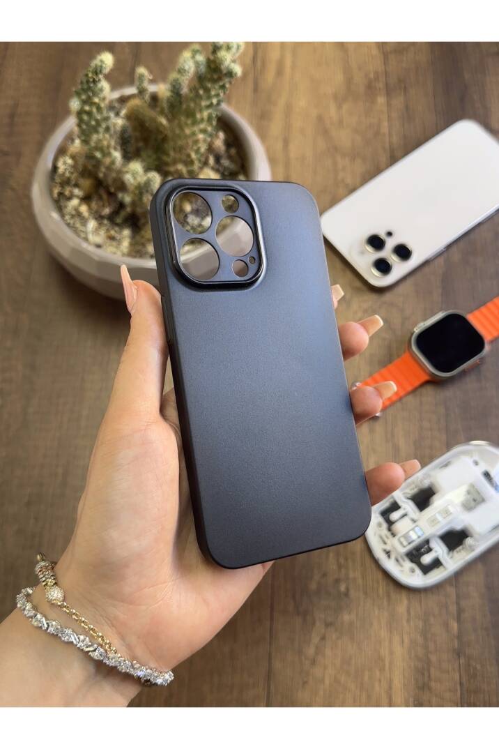 iPhone 16 Pro Uyumlu Süper İnce Mat Ultra Thin Silikon Kılıf - 13