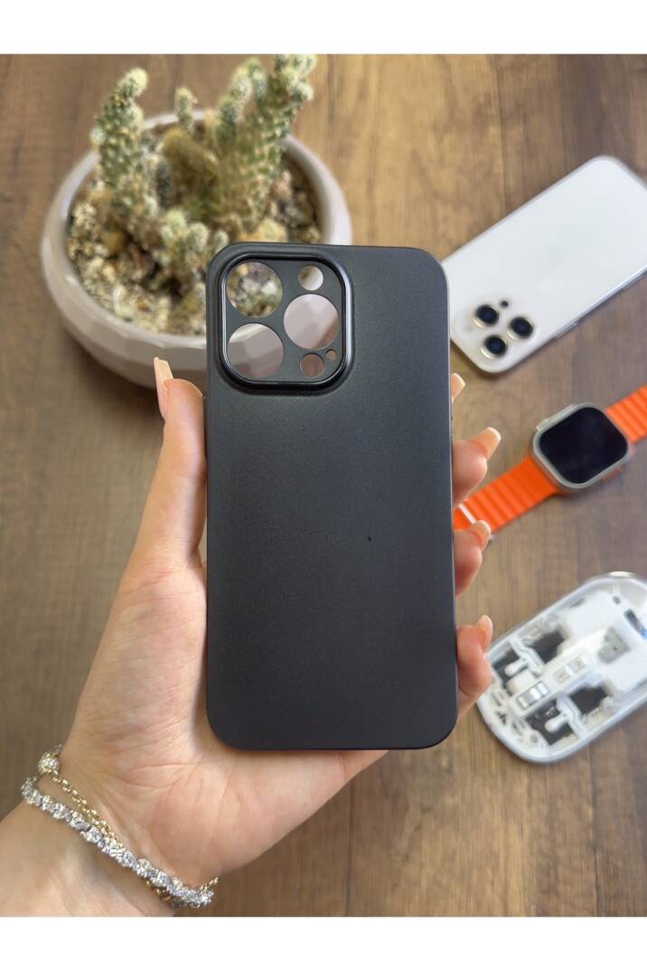 iPhone 16 Pro Uyumlu Süper İnce Mat Ultra Thin Silikon Kılıf - 16