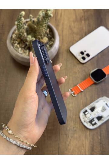 iPhone 16 Pro Uyumlu Süper İnce Mat Ultra Thin Silikon Kılıf - 21