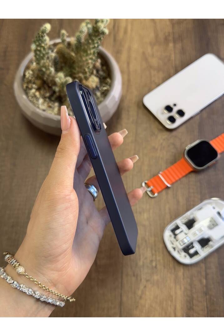 iPhone 16 Pro Uyumlu Süper İnce Mat Ultra Thin Silikon Kılıf - 21