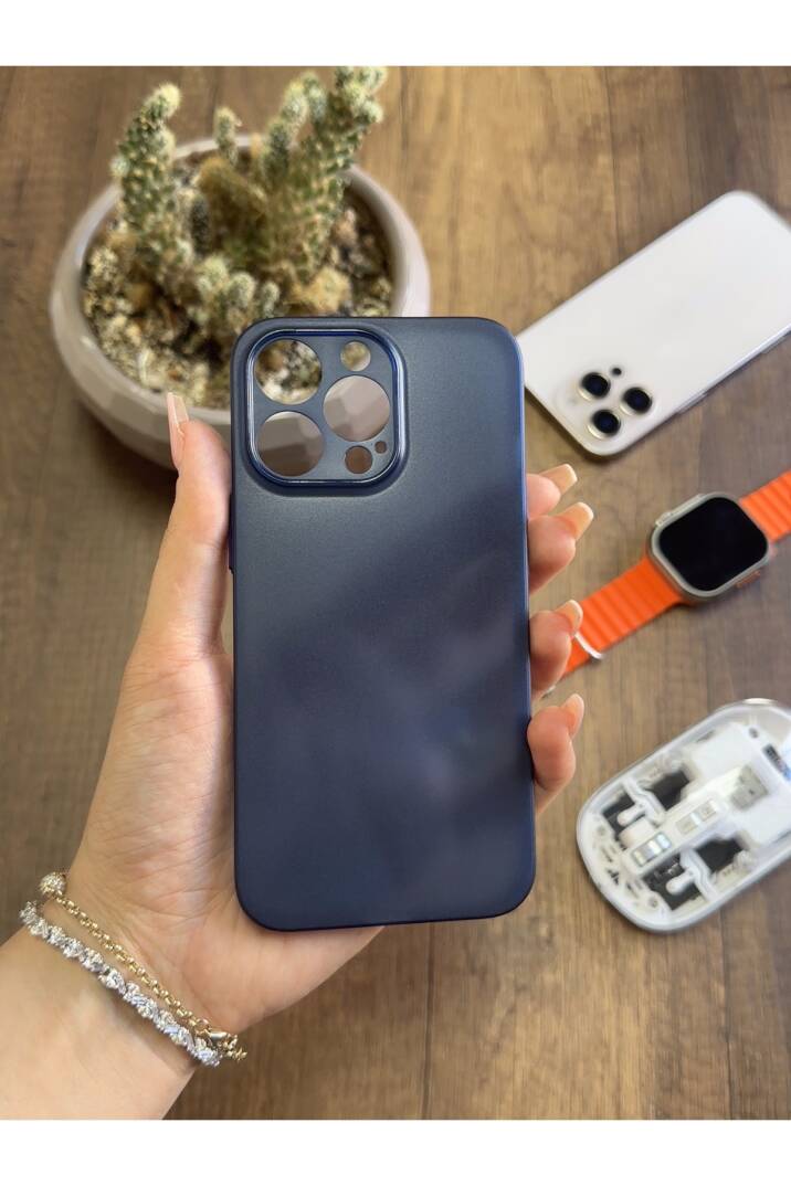 iPhone 16 Pro Uyumlu Süper İnce Mat Ultra Thin Silikon Kılıf - 22