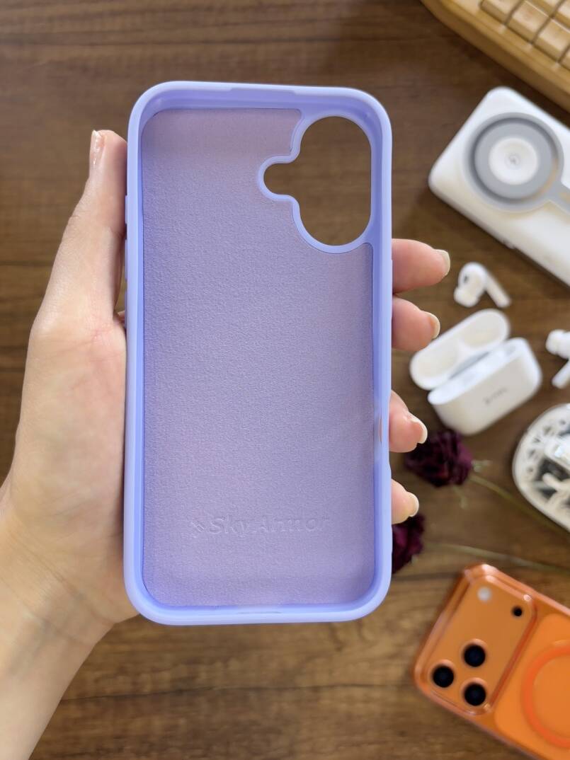 iPhone 16 Uyumlu Kadife İç Yüzey Tasarımlı Taşlı Işıltılı Parlak Pırlanta Kılıf Dia Plus - 21
