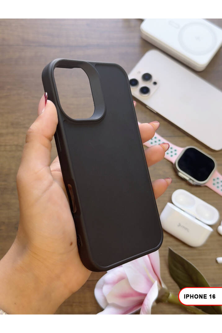 iPhone 16 Uyumlu Kamera Korumalı Darbeye Dayanıklı Renk Atmayan Keep Silikon Kılıf - 11