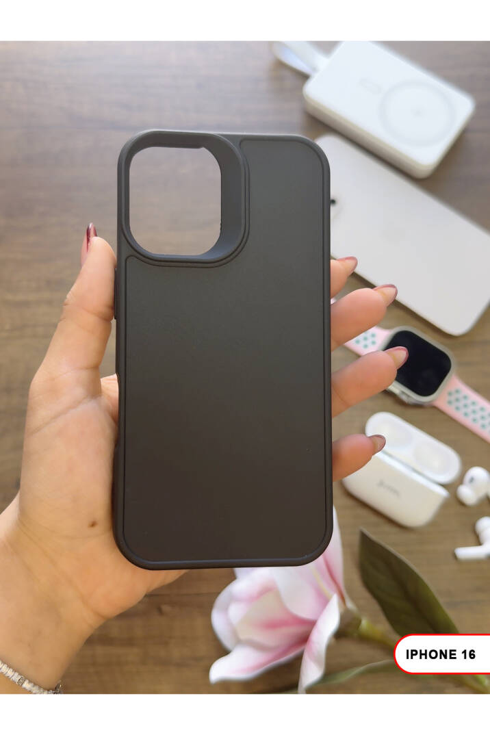 iPhone 16 Uyumlu Kamera Korumalı Darbeye Dayanıklı Renk Atmayan Keep Silikon Kılıf - 14