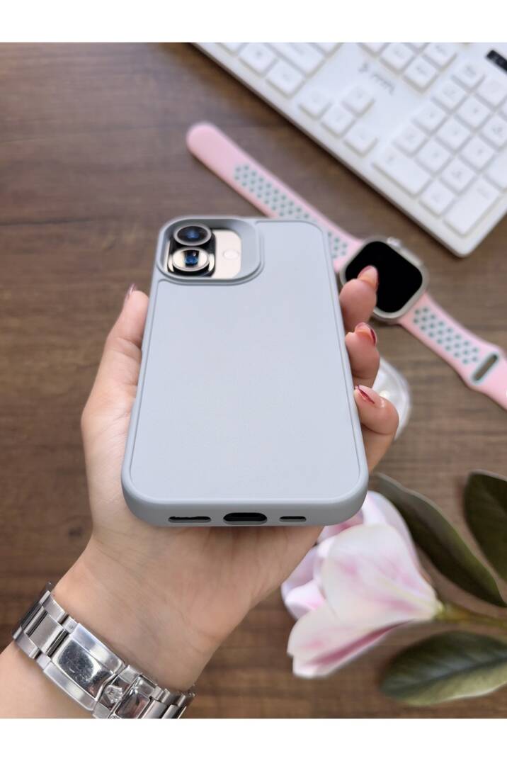 iPhone 16 Uyumlu Kamera Korumalı Darbeye Dayanıklı Renk Atmayan Keep Silikon Kılıf - 19