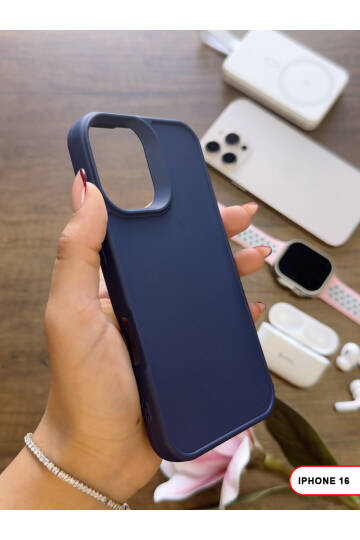 iPhone 16 Uyumlu Kamera Korumalı Darbeye Dayanıklı Renk Atmayan Keep Silikon Kılıf - 21