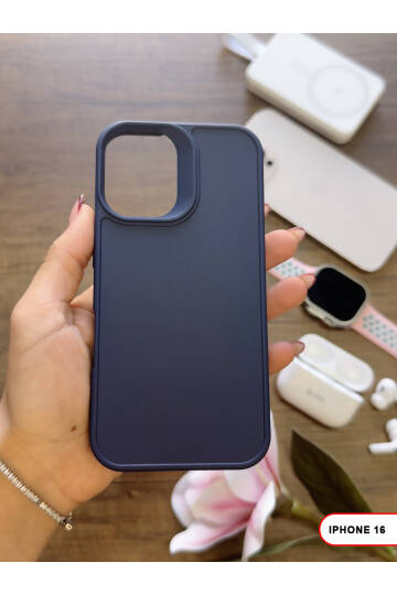 iPhone 16 Uyumlu Kamera Korumalı Darbeye Dayanıklı Renk Atmayan Keep Silikon Kılıf - 24
