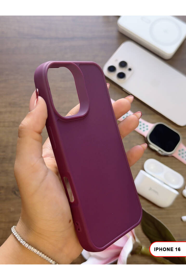 iPhone 16 Uyumlu Kamera Korumalı Darbeye Dayanıklı Renk Atmayan Keep Silikon Kılıf - 26