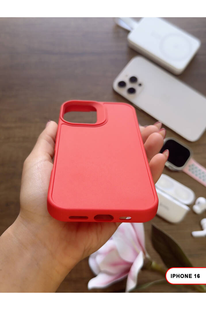 iPhone 16 Uyumlu Kamera Korumalı Darbeye Dayanıklı Renk Atmayan Keep Silikon Kılıf - 32