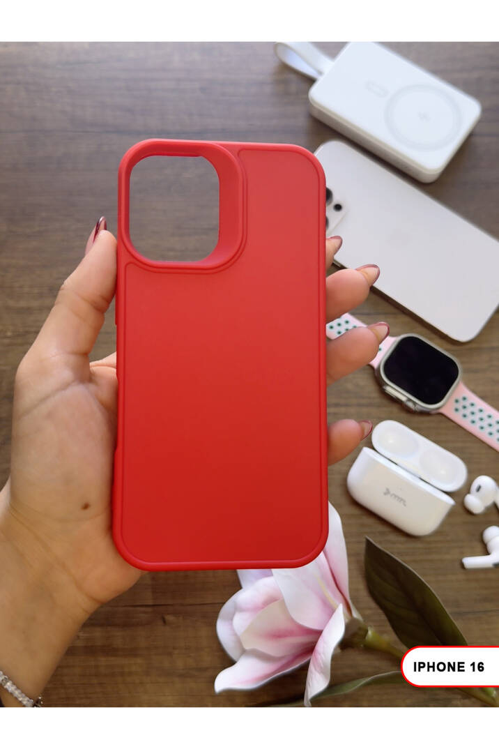 iPhone 16 Uyumlu Kamera Korumalı Darbeye Dayanıklı Renk Atmayan Keep Silikon Kılıf - 34