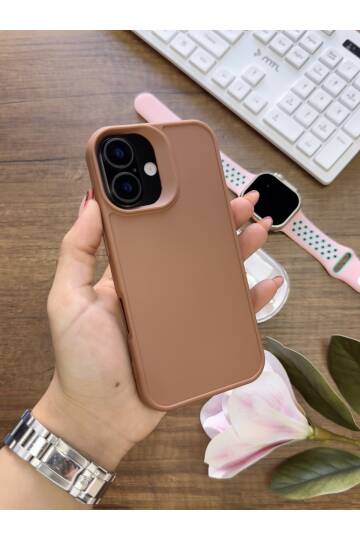 iPhone 16 Uyumlu Kamera Korumalı Darbeye Dayanıklı Renk Atmayan Keep Silikon Kılıf - 36