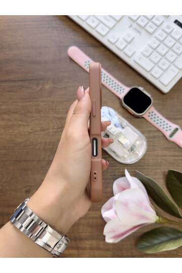 iPhone 16 Uyumlu Kamera Korumalı Darbeye Dayanıklı Renk Atmayan Keep Silikon Kılıf - 38