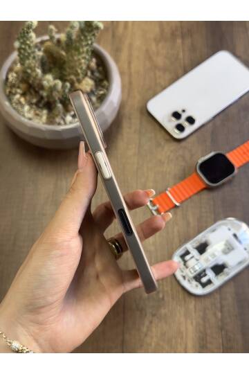 iPhone 16 Uyumlu Süper İnce Mat Ultra Thin Silikon Kılıf - 3