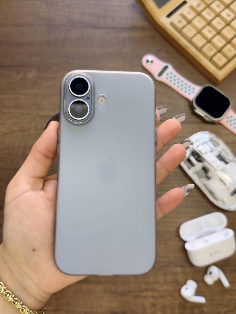 iPhone 16 Uyumlu Süper İnce Mat Ultra Thin Silikon Kılıf - 24