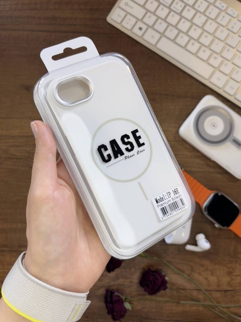 iPhone 16E Uyumlu Premium Lansman Anismanyonlu Kılıf Magsafe Uyumlu Premium Silikon Kılıf - 6