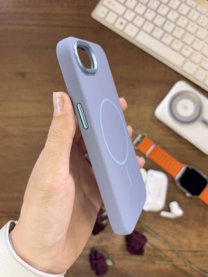 iPhone 16E Uyumlu Premium Lansman Anismanyonlu Kılıf Magsafe Uyumlu Premium Silikon Kılıf - 11