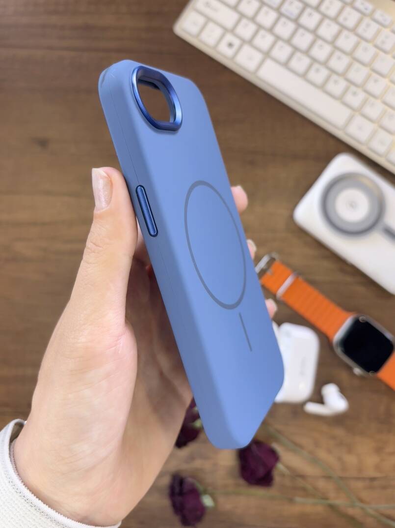 iPhone 16E Uyumlu Premium Lansman Anismanyonlu Kılıf Magsafe Uyumlu Premium Silikon Kılıf - 25