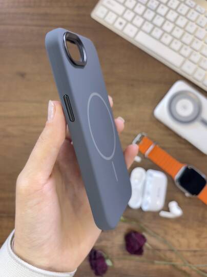 iPhone 16E Uyumlu Premium Lansman Anismanyonlu Kılıf Magsafe Uyumlu Premium Silikon Kılıf - 35