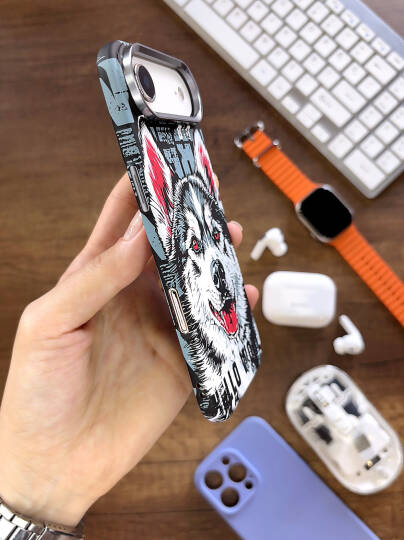 iPhone 17 Air Kılıf MagSafe Uyumlu Hayvan Figürlü Premium Kapak Kılıf SOO-740 - 29