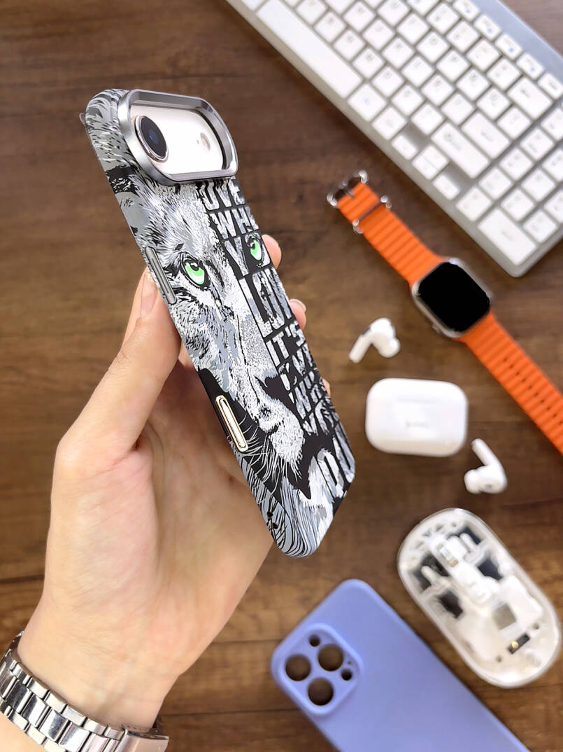 iPhone 17 Air Kılıf MagSafe Uyumlu Hayvan Figürlü Premium Kapak Kılıf SOO-740 - 47