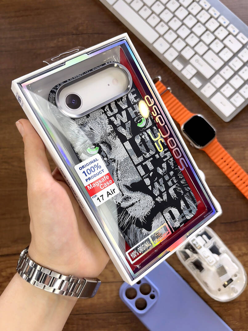 iPhone 17 Air Kılıf MagSafe Uyumlu Hayvan Figürlü Premium Kapak Kılıf SOO-740 - 48