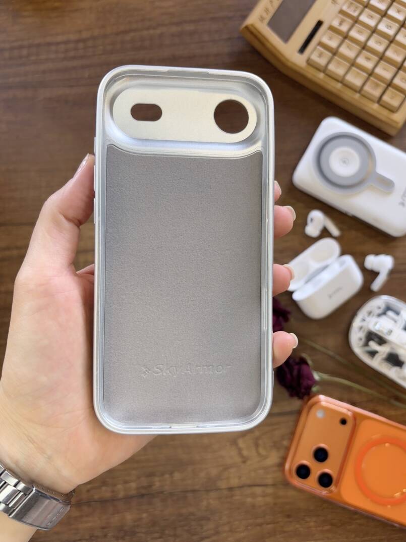 iPhone 17 Air Uyumlu Kadife İç Yüzey Tasarımlı Taşlı Işıltılı Parlak Pırlanta Kılıf Dia Plus - 20