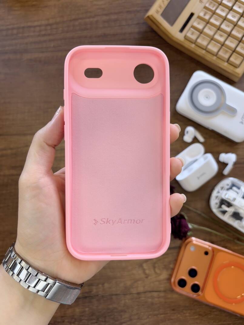 iPhone 17 Air Uyumlu Kadife İç Yüzey Tasarımlı Taşlı Işıltılı Parlak Pırlanta Kılıf Dia Plus - 32