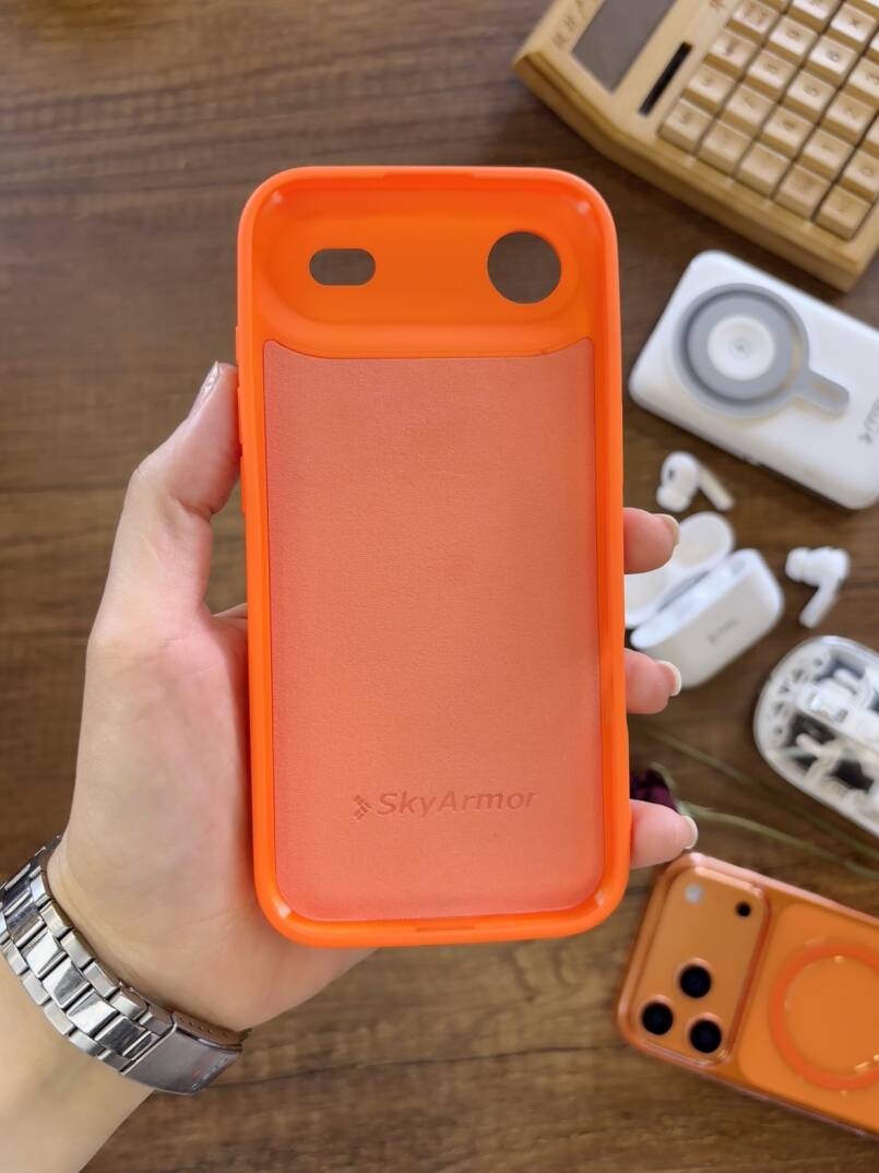 iPhone 17 Air Uyumlu Kadife İç Yüzey Tasarımlı Taşlı Işıltılı Parlak Pırlanta Kılıf Dia Plus - 44